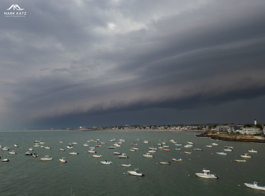 Massive storm over Fisherman's Beach