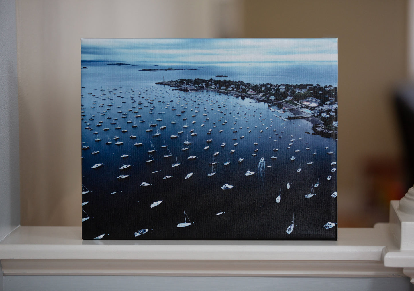 Aerial Harbor View (11x14 stretched canvas)