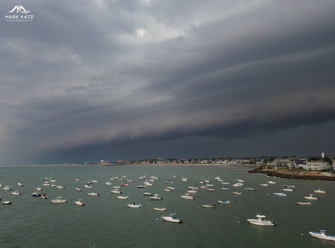 Massive storm over Fisherman's Beach