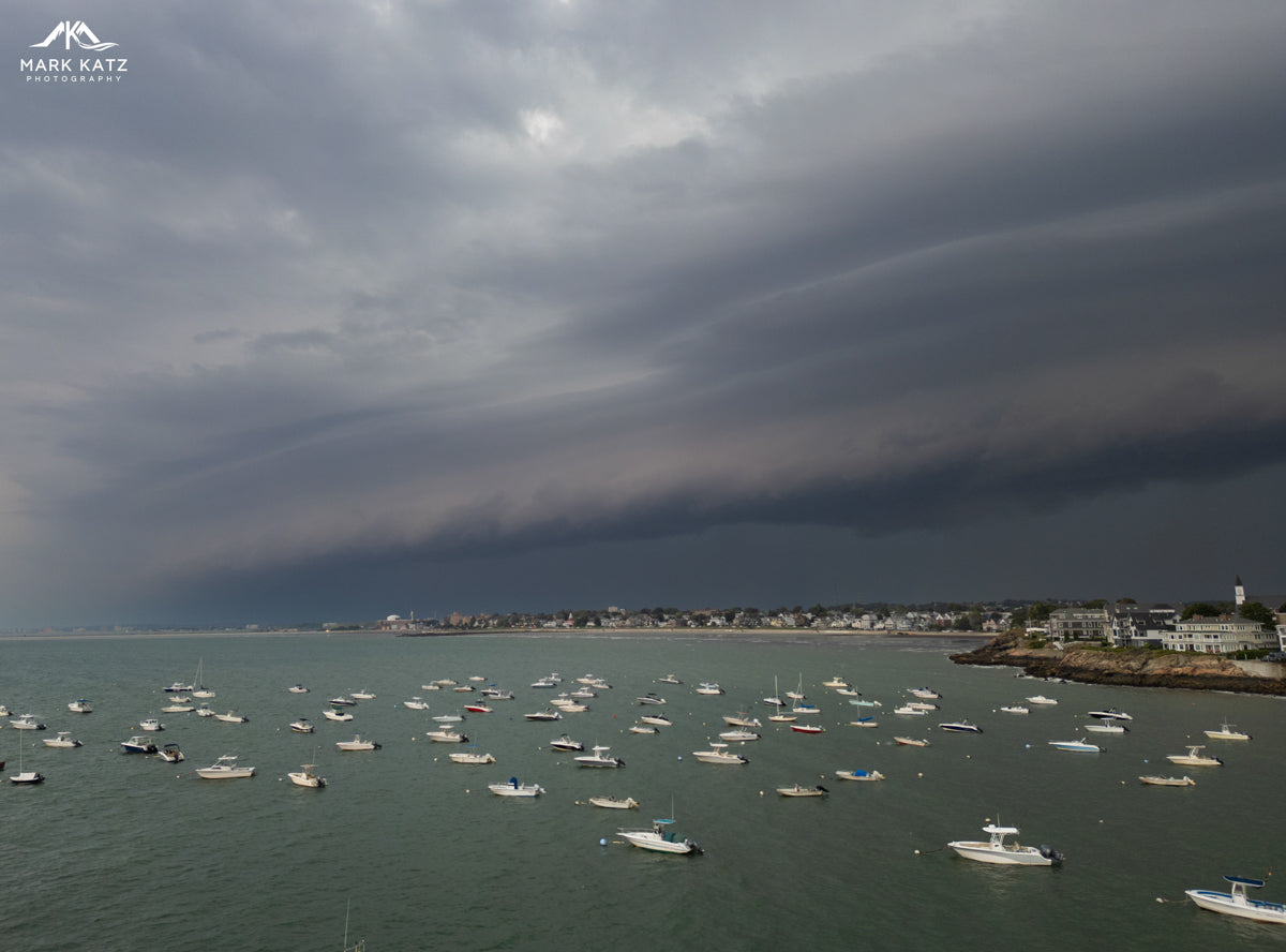 Massive storm over Fisherman's Beach