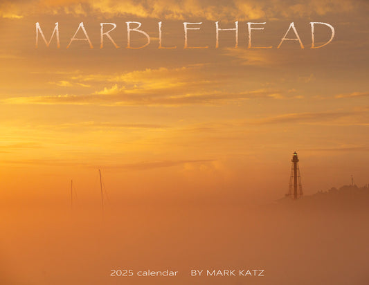 Collection of nautical and coastal scenes for 2025 Marblehead wall calendar fine art photography.