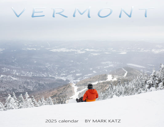 Scenic Vermont landscapes captured in seasonal images for 2025 wall calendar fine art photography.