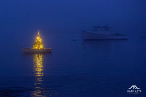 First Harbor Company Boat during blue hour