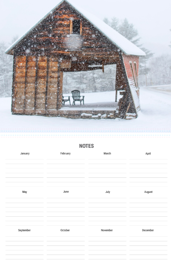 2025 Vermont Calendar-Mark Katz Photography