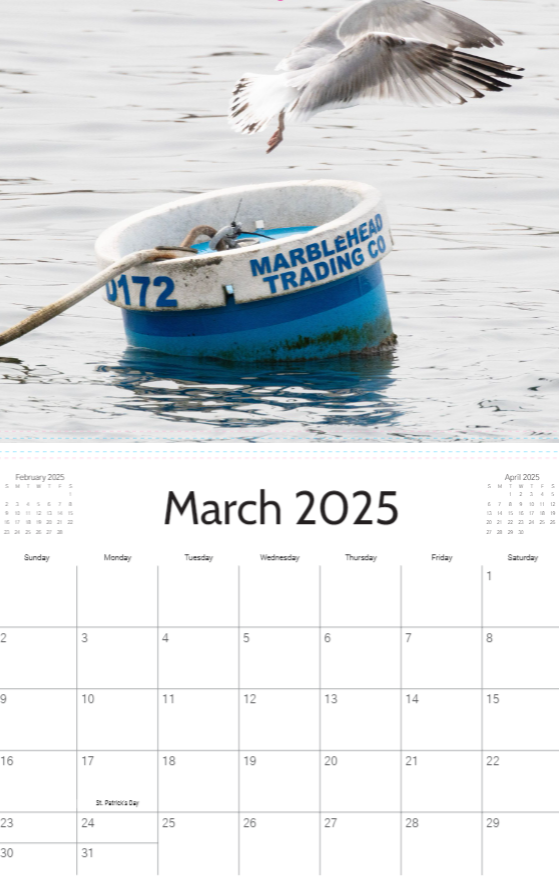 2025 Marblehead Calendar-Mark Katz Photography