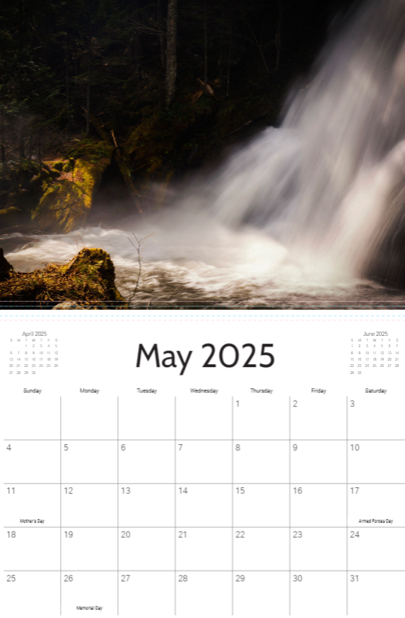 2025 Vermont Calendar-Mark Katz Photography