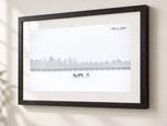 802 in Ebonized Oak frame with white archival mat