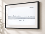 802 in Gallery Black frame with white archival mat