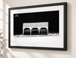 Vermont DNA in Flat Black frame with white archival mat