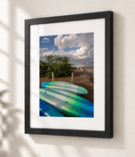 Carefree Zone in Flat Black frame with white archival mat