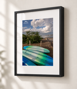 Carefree Zone in Gallery Black frame with white archival mat