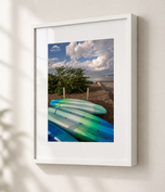 Carefree Zone in Gallery White frame with white archival mat