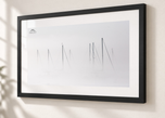 Dense Fog in Flat Black frame with white archival mat