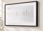 Dense Fog in Gallery Black frame with white archival mat