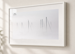 Dense Fog in Gallery White frame with white archival mat