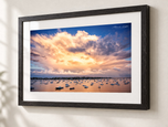 Detonation in Ebonized Oak frame with white archival mat