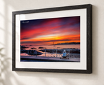 Dreaming in Ebonized Oak frame with white archival mat