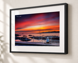 Dreaming in Gallery Black frame with white archival mat