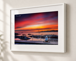 Dreaming in Gallery White frame with white archival mat