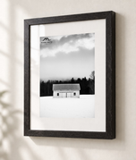 Epiphany in Ebonized Oak frame with white archival mat