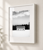 Epiphany in Gallery White frame with white archival mat