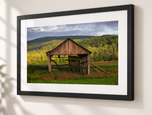 Gateway in Flat Black frame with white archival mat