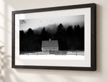 Generational Treasure in Ebonized Oak frame with white archival mat