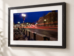 Harvard Square in Ebonized Oak frame with white archival mat