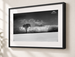 Hilltop in Gallery Black frame with white archival mat