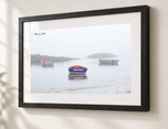 Independence in Ebonized Oak frame with white archival mat