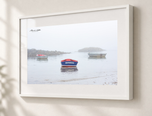 Independence in Gallery White frame with white archival mat