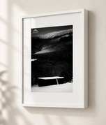 Ladder to Nowhere in Gallery White frame with white archival mat