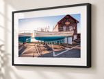 Light Splash in Gallery Black frame with white archival mat