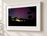 Northern Lights in Marblehead in Gallery White frame with white archival mat
