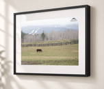 Prelude to Winter in Gallery Black frame with white archival mat