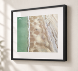 Shoreline Strata in Gallery Black frame with white archival mat