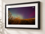 Riverhead Beach Aurora in Ebonized Oak frame with white archival mat