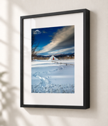S Tracks in Gallery Black frame with white archival mat