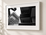 Shapes of Cambridge in Gallery White frame with white archival mat