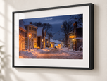 Snowed In in Gallery Black frame with white archival mat