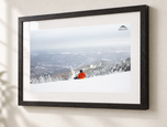 Summited in Ebonized Oak frame with white archival mat