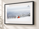Summited in Gallery Black frame with white archival mat