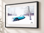 Vintage in Gallery Black frame with white archival mat