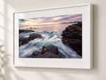 Washed Away in Gallery White frame with white archival mat