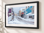 Solitude in Flat Black frame with white archival mat