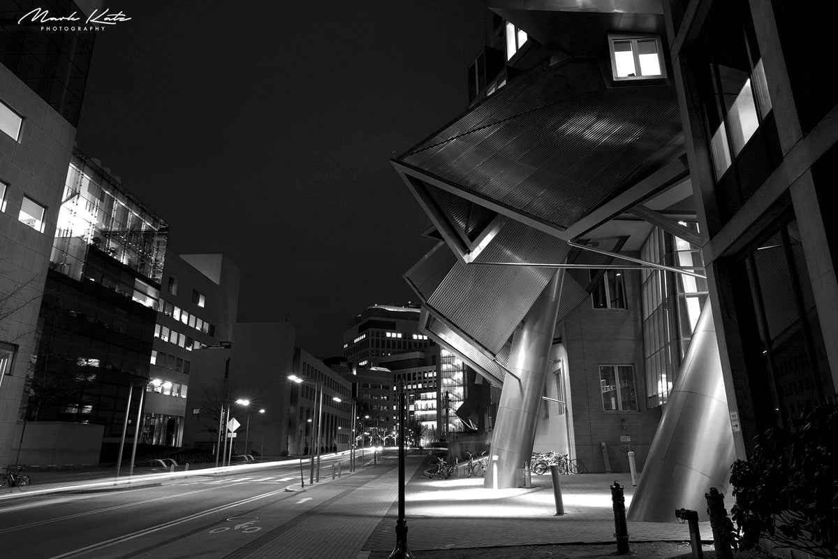 Dramatic MIT  nighttime fine art photography for modern homes.