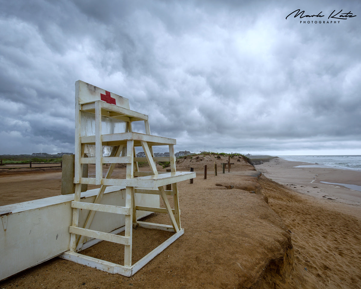Threatening skies, capturing turbulence in dramatic seascape fine art photography.