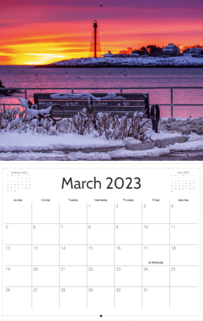 2023 Marblehead Calendar-Mark Katz Photography