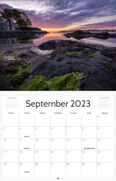 2023 Marblehead Calendar-Mark Katz Photography