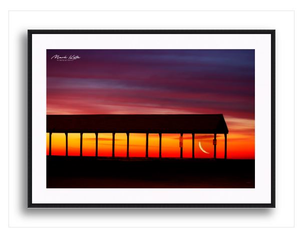 Crescent Moon Sunrise-Mark Katz Photography